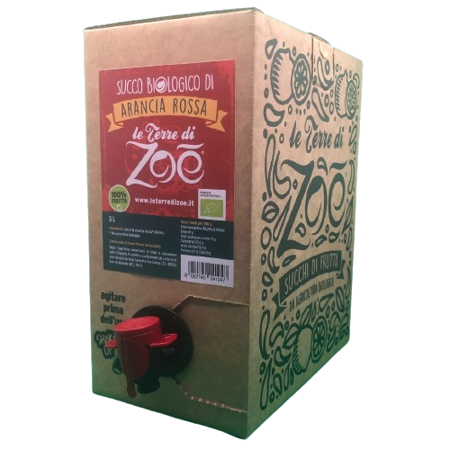 Succo Bio di Arancia Rossa Bag in Box 3 litri