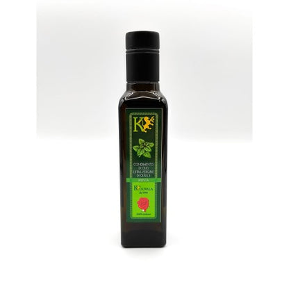 Olio Extravergine Biologico Molito a Freddo aromatizzato al Bergamotto bottiglia da 25 cl. conf. da 10 pz