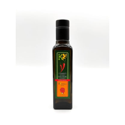 Olio Extravergine Biologico Molito a Freddo aromatizzato al Bergamotto bottiglia da 25 cl. conf. da 10 pz